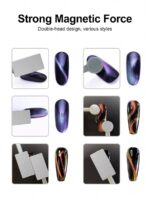 Beautizon Nailartlab 2 pièces Ensemble d'outils de manucure magnétique en forme de cœur, aimant multifonctionnel en forme de griffe de chat puissant et outil magnétique en forme de cœur en Y pour effet œil de chat 5D, convient pour les accessoires de salon de manucure, fournitures pour ongles, outils de manucure, outils d'art pour les ongles, retour à l'école, ongles, outils pour les faux ongles, outils de manucure et de pédicure – Image 29