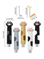 Beautizon Nailartlab 2 pièces Ensemble d'outils de manucure magnétique en forme de cœur, aimant multifonctionnel en forme de griffe de chat puissant et outil magnétique en forme de cœur en Y pour effet œil de chat 5D, convient pour les accessoires de salon de manucure, fournitures pour ongles, outils de manucure, outils d'art pour les ongles, retour à l'école, ongles, outils pour les faux ongles, outils de manucure et de pédicure – Image 39