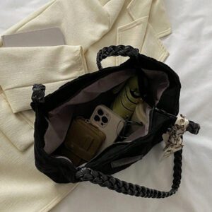Nouveau sac à main d'épaule grande capacité à la mode pour l'été 2025, sac fourre-tout pour le travail, avec écharpe offerte (la couleur de l'écharpe est livrée au hasard)