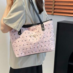 Nouveau sac à main d'épaule grande capacité à la mode pour l'été 2025, sac fourre-tout pour le travail, avec écharpe offerte (la couleur de l'écharpe est livrée au hasard)