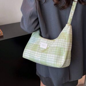 Sac à épaule en velours côtelé style nuage coréen Ins pour filles, sac bandoulière mode minimaliste, nouveau style