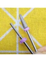 Easy Nail 1/2 pièces Forets à ongles professionnels au carbure 3/32" 5 en 1 XXF, forets en acier au tungstène haut de gamme, embout pour cuticules pour retirer rapidement pour manucure, salon de manucure, pédicure, polissage de gel – Image 4