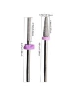 Easy Nail 1/2 pièces Forets à ongles professionnels au carbure 3/32" 5 en 1 XXF, forets en acier au tungstène haut de gamme, embout pour cuticules pour retirer rapidement pour manucure, salon de manucure, pédicure, polissage de gel – Image 6