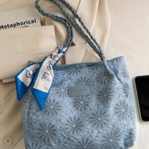 1 pièce Sac fourre-tout à l'épaule imprimé grande capacité de mode pour femme, convient pour toutes les saisons