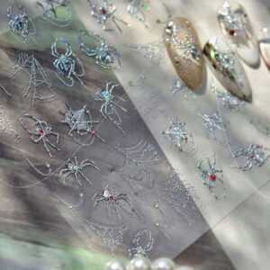 1 pièce Autocollants d'ongles fins et robustes, autocollants d'ongles de style ballet, autocollants d'ongles en dentelle noire et blanche haut de gamme, cadeaux parfaits pour les ongles des filles