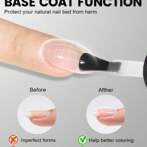 YOKEFELLOW 10 ml YOKEFELLOW Vernis à ongles gel, base et top coat mat sans essuyage, finition brillante et haute brillance longue durée, fournitures de salon de manucure à tremper sous UV LED, produits essentiels de manucure et de nail art pour salons et utilisation à domicile pour femmes et filles