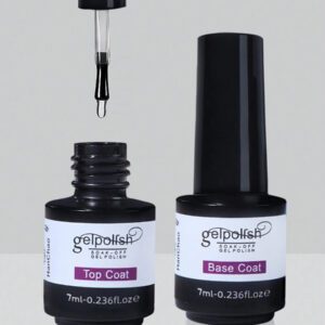 Ensemble De Vernis À Ongles En Gel, 3 Pièces De 7ml, Couche De Finition Mate Et Brillante, Sans Essuyage, Pour Salon De Manucure À Domicile, Bricolage, Vernis Gel D'estampage