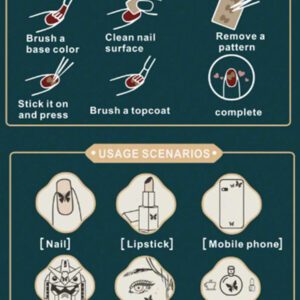2 pièces Autocollants d'ongles 3D magnolia blanc élégant - Décalcomanies à fleurs à cinq pétales auto-adhésives, convient pour le nail art de mariage et de fête DIY, effet pailleté, usage unique