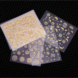 6 pièces Autocollants d'ongle en métal argent Y2K 3D Autocollants d'art d'ongle à étoile métalliques Décalcomanies Autocollants d'art d'ongle en forme de chaîne métallique Verrou de cœur Collier d'ailes d'ange Décalcomanies d'ongle à adhésif automatique Autocollants d'art d'ongle DIY