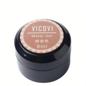 FULL BEAUTY 8ML Y2K Esthétique Miroir Violet Métallique Peinture gel Ongle gel Polonais Dessin Français Ligne chrome Argent Miroir Scintillant UV gel