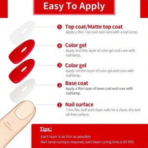 Ensemble De Vernis À Ongles En Gel Ftmy 12 Pièces - Ensemble De Vernis À Ongles De Base En Gel De 12 Couleurs, Ensemble De Vernis À Ongles Avec Finition Mate Et Brillante, Cadeau Pour Femmes