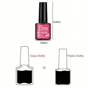 Kit De Vernis À Ongles Gel Ftmy 12 Pièces/ensemble : Ensemble De Vernis Gel 12 Couleurs, Couche De Base Et Couche De Finition Sans Essuyage Et Couche De Finition Mate Et Brillante, Ensemble De Couleurs Variées Pour Cadeau Pour Femme