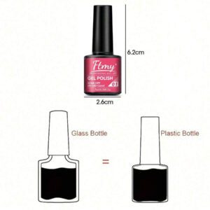 Kit De Vernis À Ongles Gel Ftmy 12 Pièces/ensemble : Ensemble De Vernis Gel 12 Couleurs, Couche De Base Et Couche De Finition Sans Essuyage Et Couche De Finition Mate Et Brillante, Ensemble De Couleurs Variées Pour Cadeau Pour Femme