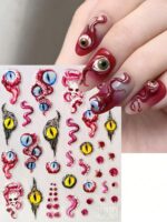 1 pièce Autocollants d'ongles avec fleurs de Sakura et d'hibiscus jaunes en relief, pétales élégants, transferts fleuris pour l'été, autocollants adhésifs de manucure, accessoires de décoration de manucure DIY, outils pour salon de manucure – Image 30