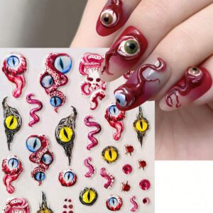 1 pièce Autocollants d'ongles avec fleurs de Sakura et d'hibiscus jaunes en relief, pétales élégants, transferts fleuris pour l'été, autocollants adhésifs de manucure, accessoires de décoration de manucure DIY, outils pour salon de manucure