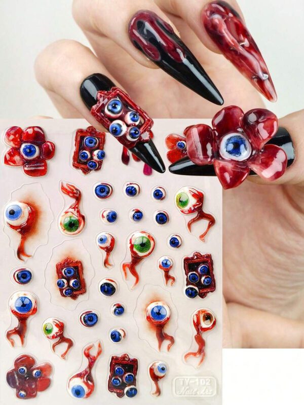 1 pièce Autocollants d'ongles avec fleurs de Sakura et d'hibiscus jaunes en relief, pétales élégants, transferts fleuris pour l'été, autocollants adhésifs de manucure, accessoires de décoration de manucure DIY, outils pour salon de manucure – Image 32