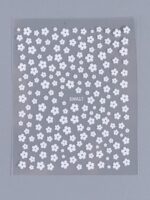 Autocollant d'ongle en 3D noir et blanc de fleur, charmante fleur en forme de pétale, mignon et à la mode, coulissant de style japonais et coréen, Art de manucure Y2K, conseils de décoration d'art d'ongle, autocollants d'ongle DIY – Image 10