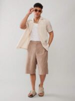 SHUZIA Sandales pour hommes avec amorti plantaire confortable, sangle réglable et semelle en liège – Image 8