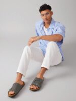 SHUZIA Sandales pour hommes avec amorti plantaire confortable, sangle réglable et semelle en liège – Image 30
