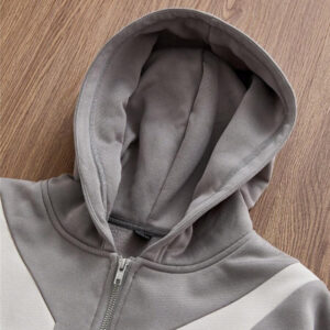 SWAVVY Sweat-shirt à capuche décontracté, ajusté largement et à manches longues tricoté pour homme, convient pour l'école