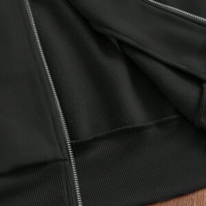 SWAVVY Sweat-shirt à capuche décontracté, ajusté largement et à manches longues tricoté pour homme, convient pour l'école
