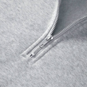 Manfinity Dauomo Sweat-shirt À Capuche Zippé À Demi Couleur unicolore Pour Hommes