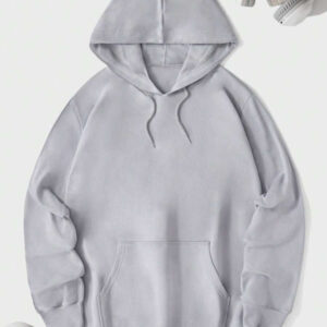 RueChic Homme Sweat-Shirt À Capuche À Poche Kangourou À Cordon