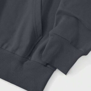 RueChic Homme Sweat-Shirt À Capuche À Poche Kangourou À Cordon