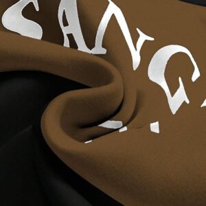 Manfinity Sporsity Sweat-shirt-shirt décontracté à manches longues, demi-zip et graphique lettrage pour hommes, pour l'automne
