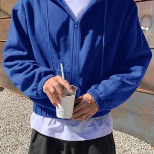 Manfinity sweat-shirt à capuche zippé décontracté avec imprimé de branche pour hommes