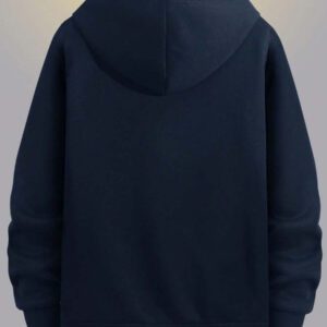 Manfinity Homme sweat-shirt à capuche zippé, couleur unie pour hommes, automne