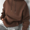 Manfinity Homme Sweat-shirt À Capuche Pour Hommes De Couleur Unie Avec Cordon