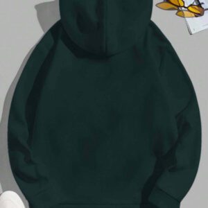 Sweat-shirt à capuche en 100% coton pour hommes avec poche et cordon de serrage