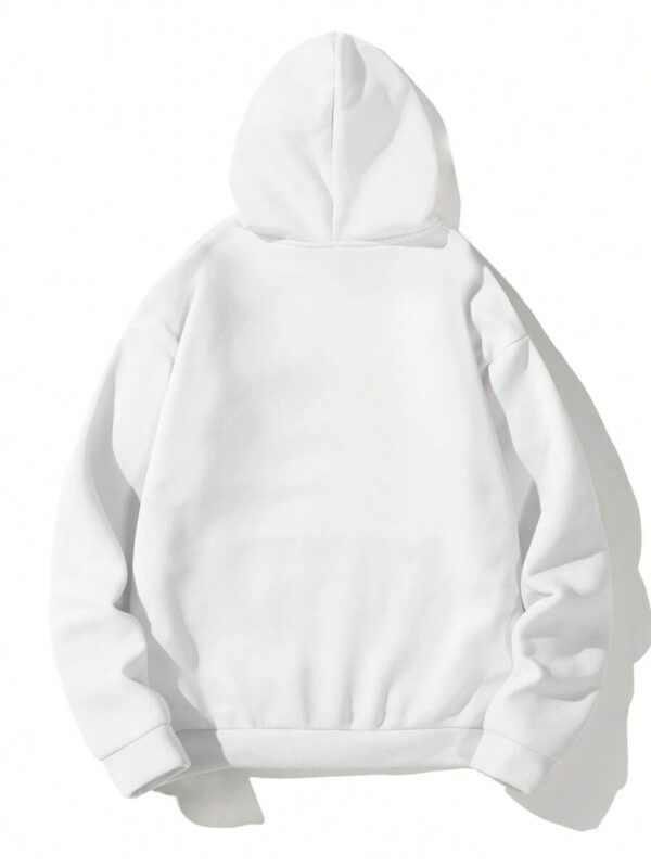 Manfinity Homme Sweat-shirt À Capuche Pour Hommes De Couleur Unie Avec Cordon – Image 10