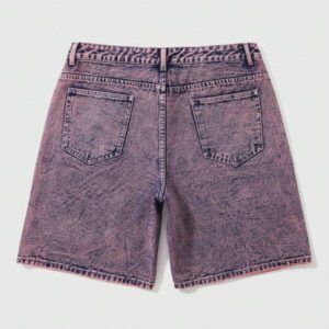 ROMWE MEN Street Life Short en denim déchiré avec graphique en coton pour homme, jorts scolaires