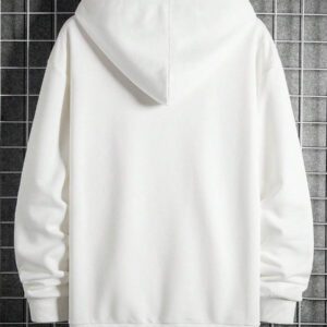 Manfinity Homme Sweat À Capuche Imprimé Lettre Pour Homme Avec Cordon De Serrage