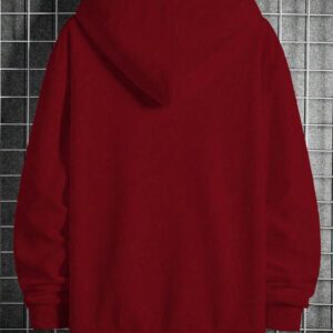 Manfinity Homme Sweat À Capuche Imprimé Lettre Pour Homme Avec Cordon De Serrage
