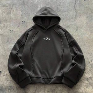 AXEPEAK Sweat-shirt oversize à manches longues avec capuche pour hommes