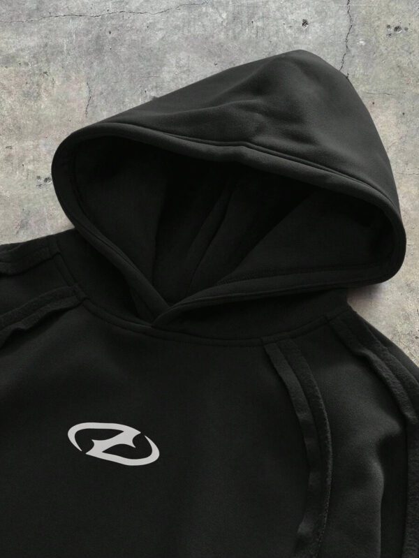 AXEPEAK Sweat-shirt oversize à manches longues avec capuche pour hommes – Image 16