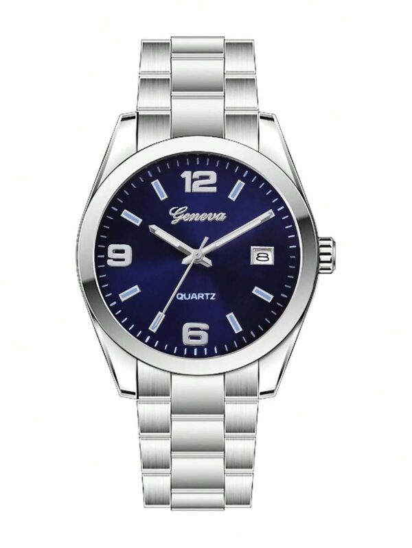 Montre d'homme Ã  bracelet en alliage sans boÃ®te, calendrier, pour le sport, les affaires et les tenues casual - convient aux personnes Ã  succÃ¨s â€“ Image 10