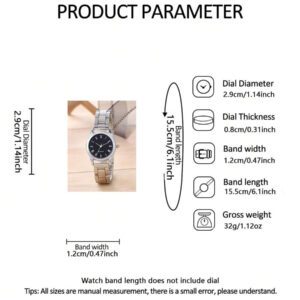 2/1 pièce Montre à quartz parfaite, mode, loisirs, classique, romantique pour couples, styles homme et femme, cadeau d'anniversaire, cadeau idéal pour les couples, fournitures scolaires, produit de voyage essentiel, à porter avec sa petite amie, Noël, outil idéal pour l'université