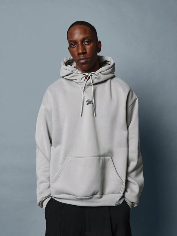 SUMWON Sweat-shirt pull surdimensionné classique avec cordon de serrage, streetwear automne-hiver, tenue de détente urbaine décontractée – Image 3