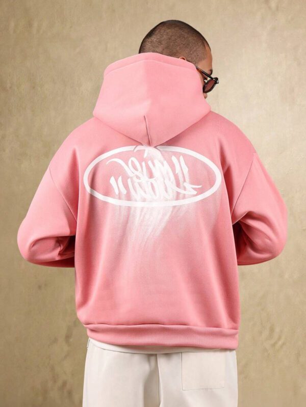 SUMWON Sweat-shirt pull surdimensionné classique avec cordon de serrage, streetwear automne-hiver, tenue de détente urbaine décontractée – Image 10