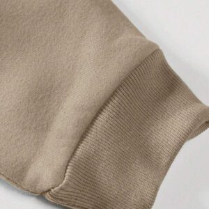 RueChic Sweat-shirt À Épaules Basses Pour Homme Avec Impression De Lettres
