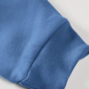 RueChic Sweat-shirt À Épaules Basses Pour Homme Avec Impression De Lettres