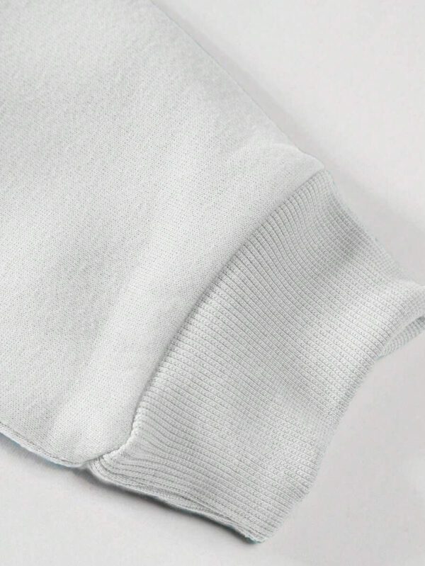 RueChic Sweat-shirt À Épaules Basses Pour Homme Avec Impression De Lettres – Image 29