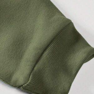 RueChic Sweat-shirt À Épaules Basses Pour Homme Avec Impression De Lettres
