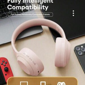 Lenovo Casque Bluetooth Lenovo TH10, casque de jeu supra-auriculaire avec graves puissants, audio haute qualité, microphone, mode double filaire et sans fil, compatible avec ordinateur et appareils mobiles