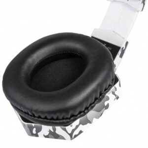 ONIKUMA Casque de jeu ONIKUMA K8 avec microphone HD flexible, éclairage RVB, son surround pour PC de jeu, casque filaire par-dessus l'oreille pour joueurs