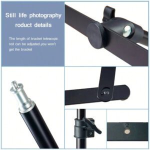 Anneau lumineux de 10 po/26 cm Éclairage photographique Support de trépied pour téléphone Anneau lumineux Selfie à distance Remplir l'anneau lumineux Lampe Vidéo en direct COOK